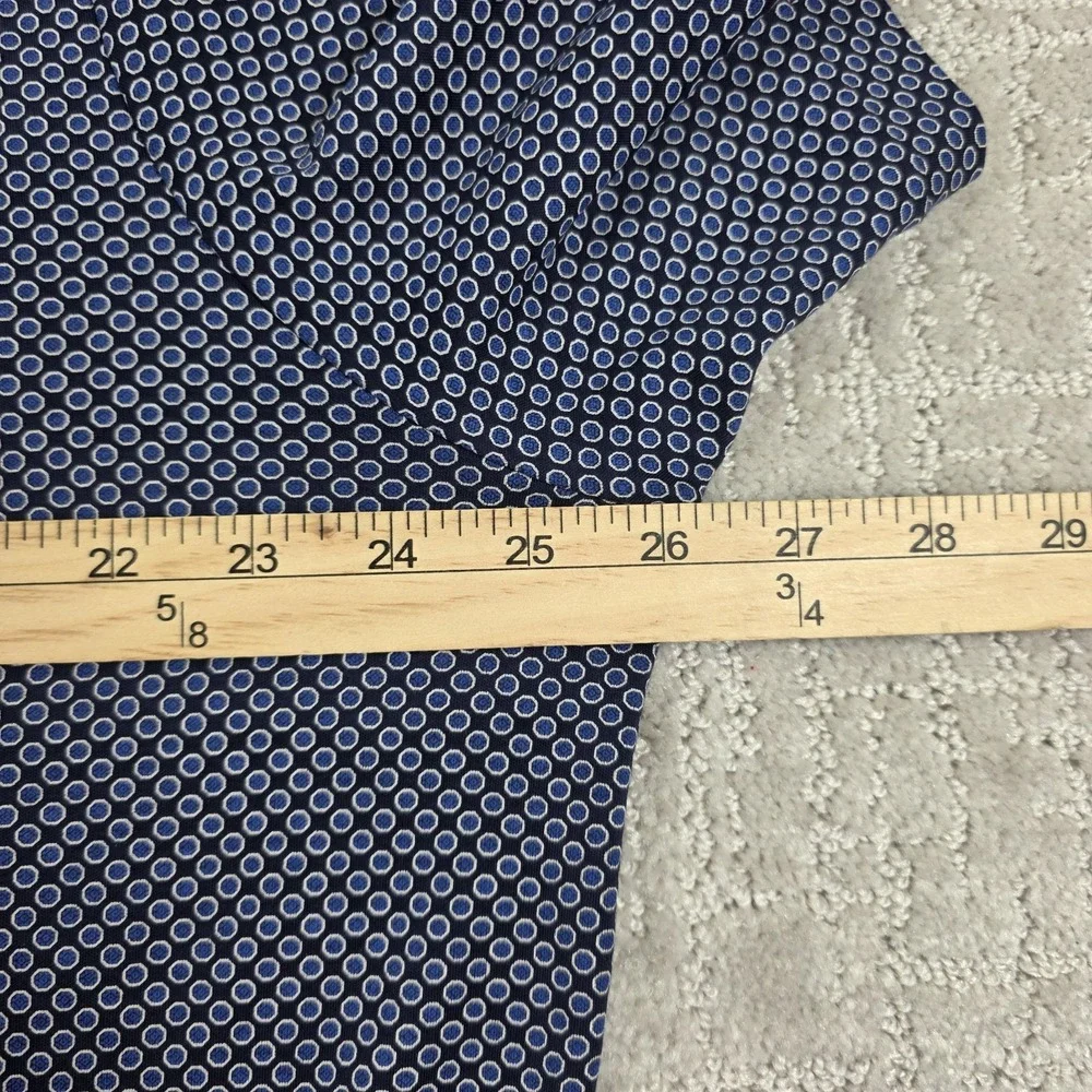 Polo Ralph Lauren Men's XL Blue Geometric Dot AOP Classic Fit Polo Shirt Golf